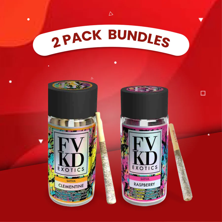 2-PACK THCA LIQUID DIAMOND PREROLLS | 7.5G