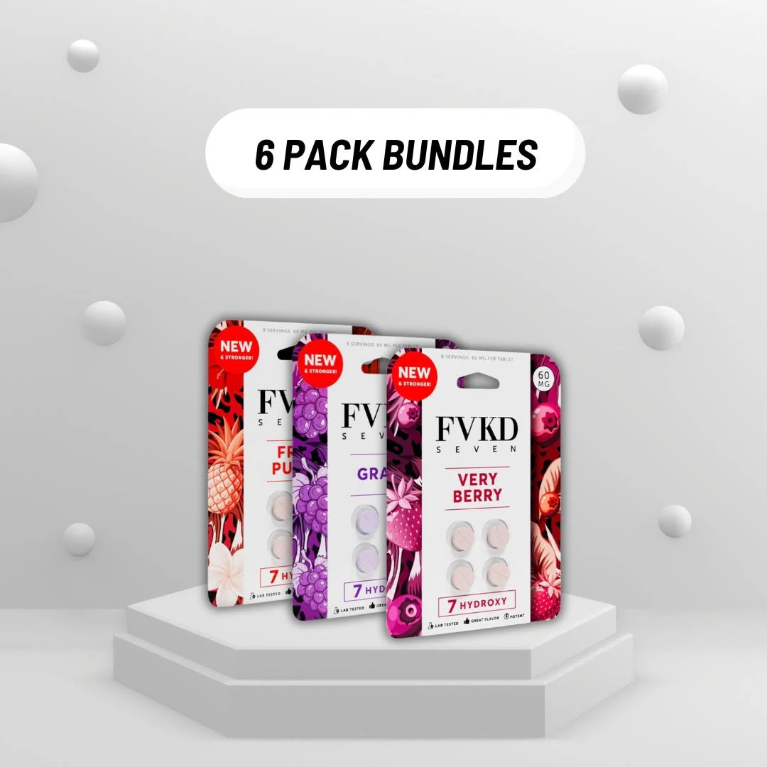 6 PACK FVKD SEVEN 7-HYDROXY TABLETS