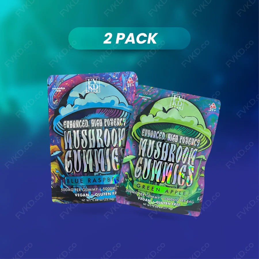 2-PACK FVKD SHRM ENHANCED HIGH POTENCY MUSHROOM GUMMIES